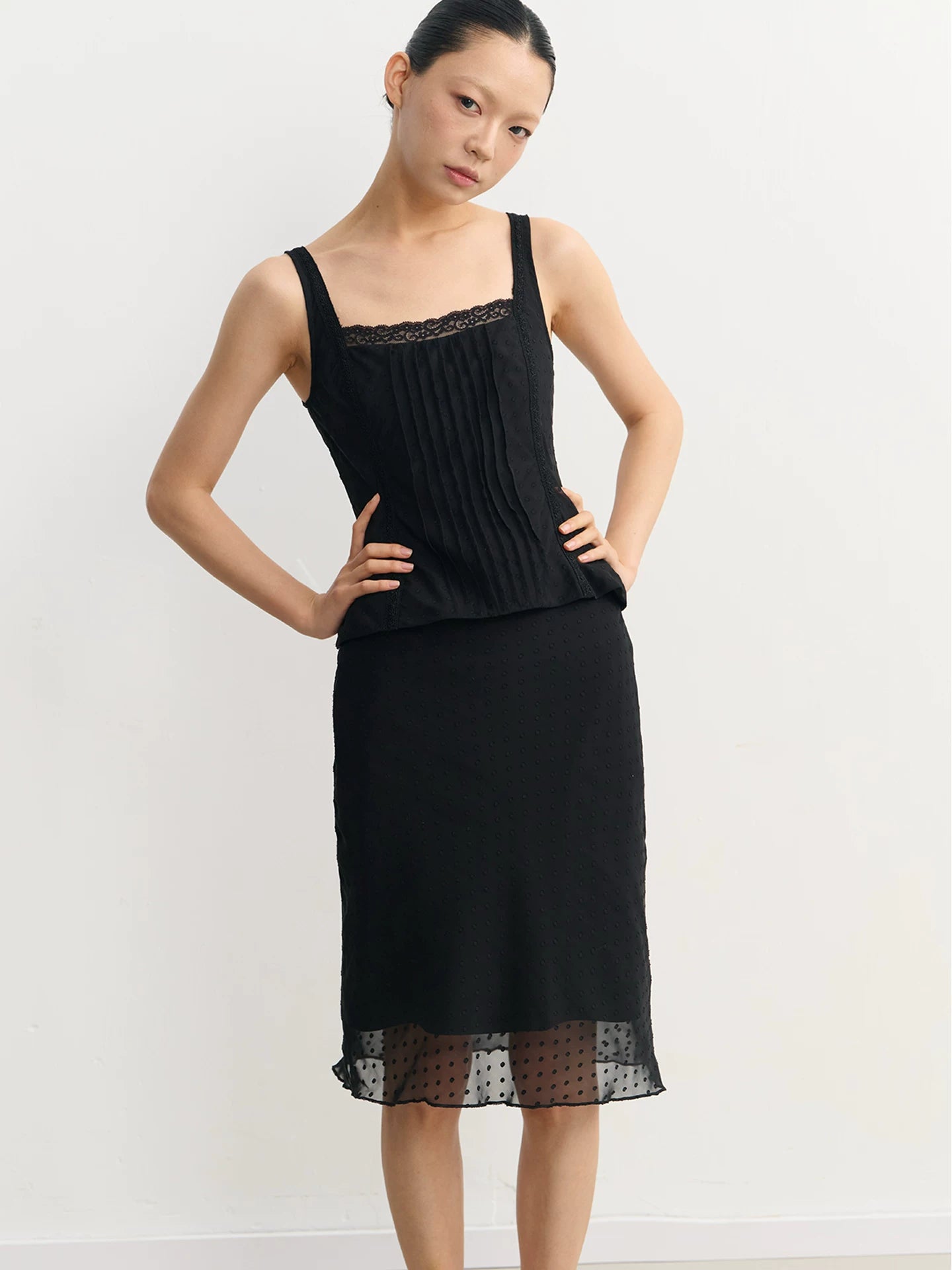 LINY LIBERTY Vintage Polka Dot Skirt