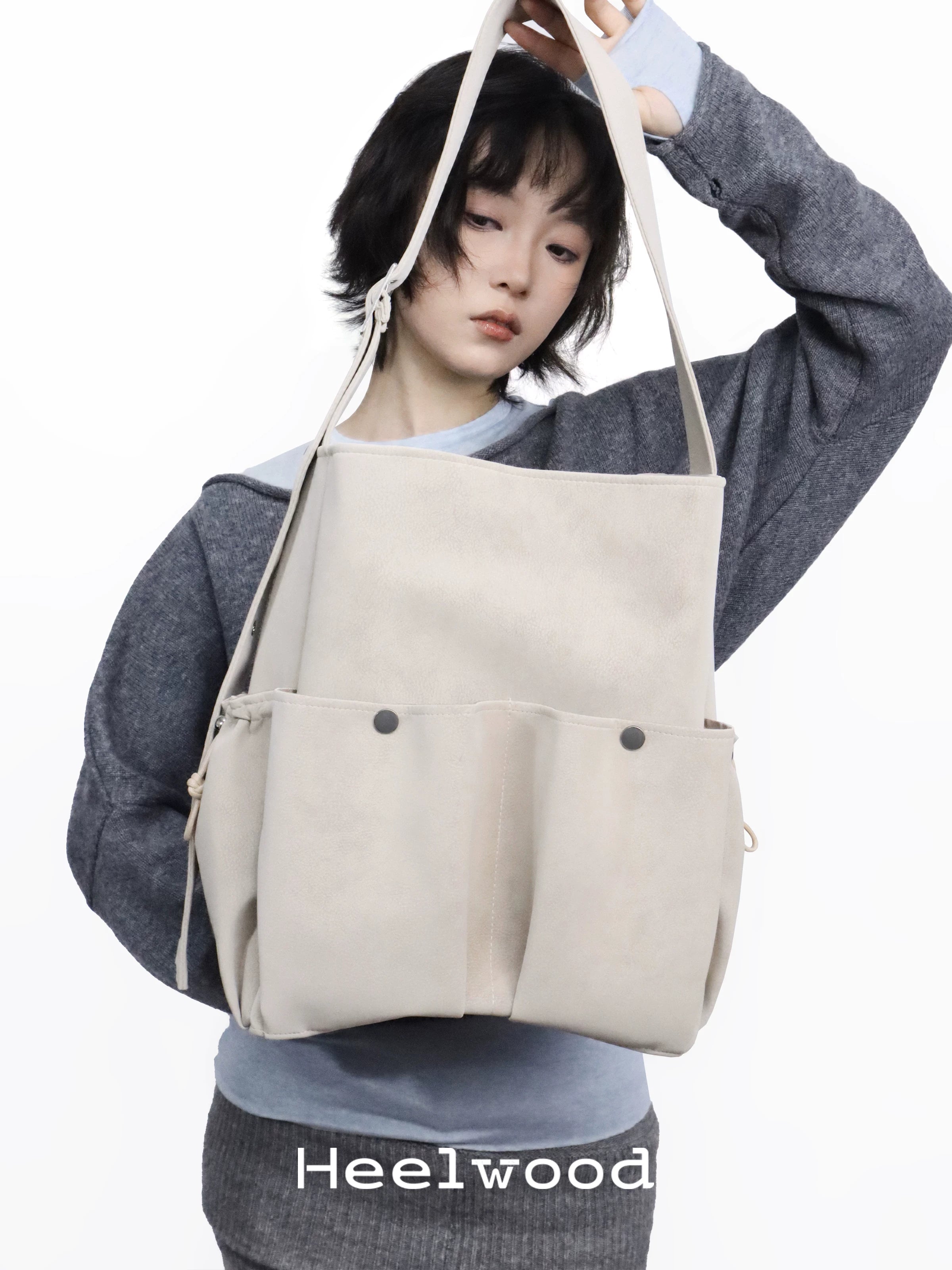 Heelwood Adjustable Multi-Pocket Shoulder Bag