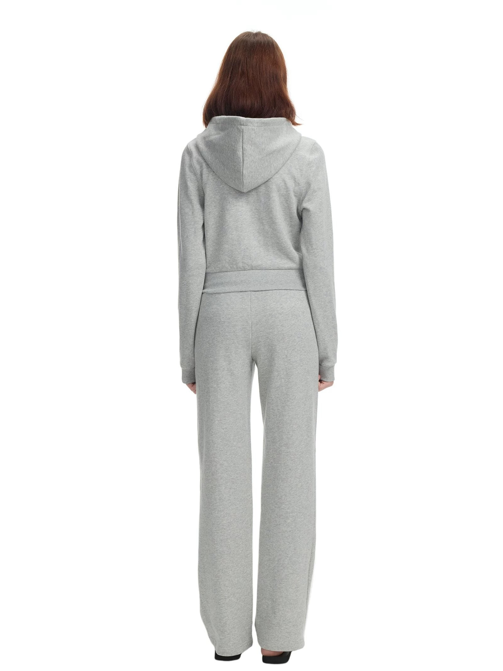 Veryrareme Low Waist Threaded Waist Drawstring Sweatpants