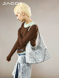 JACD Lazy Slack Leopard Print Large Capacity Tote Bag