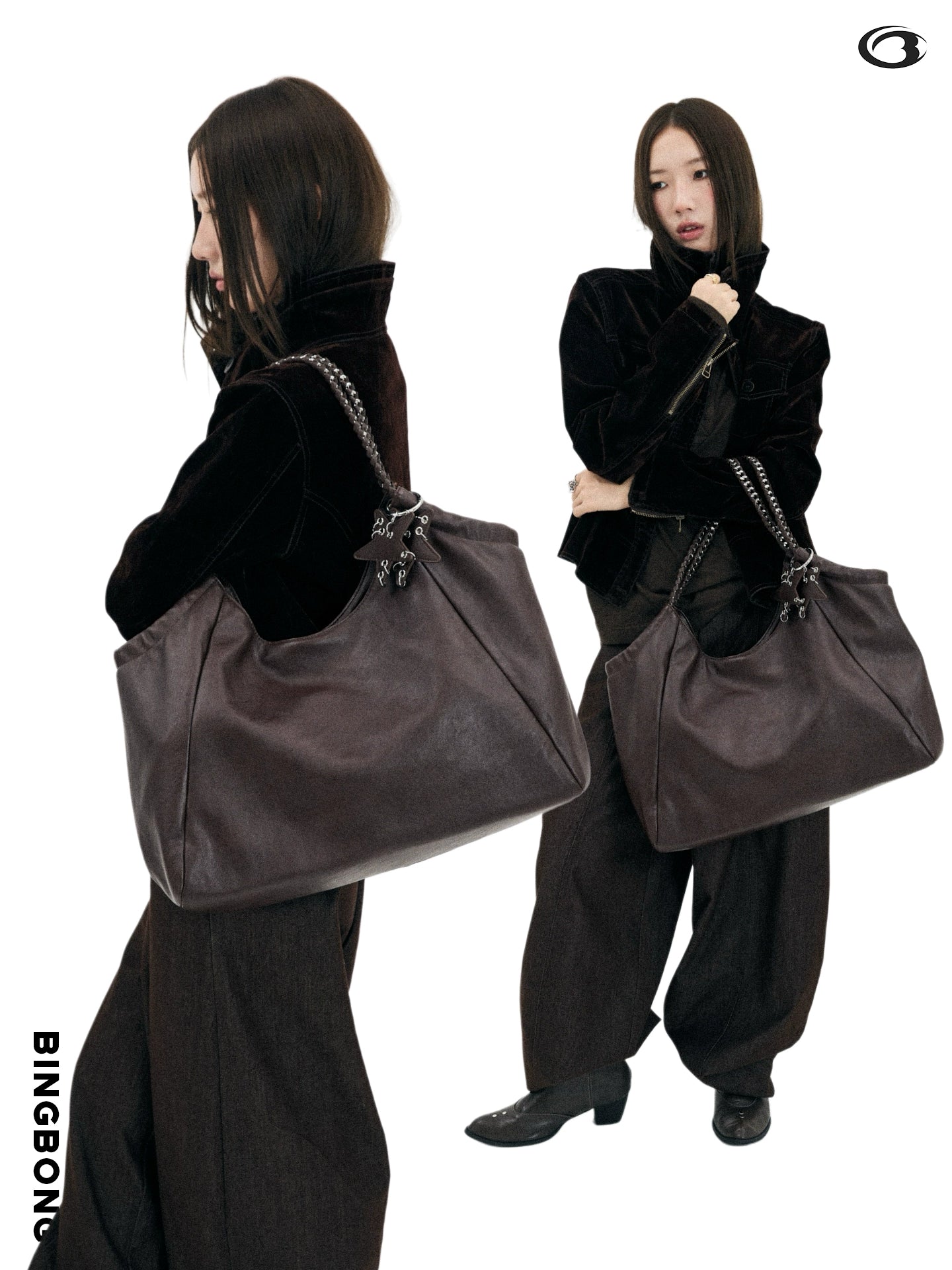 BINGBONG  Star Pendant Large-capacity Commuter Bag