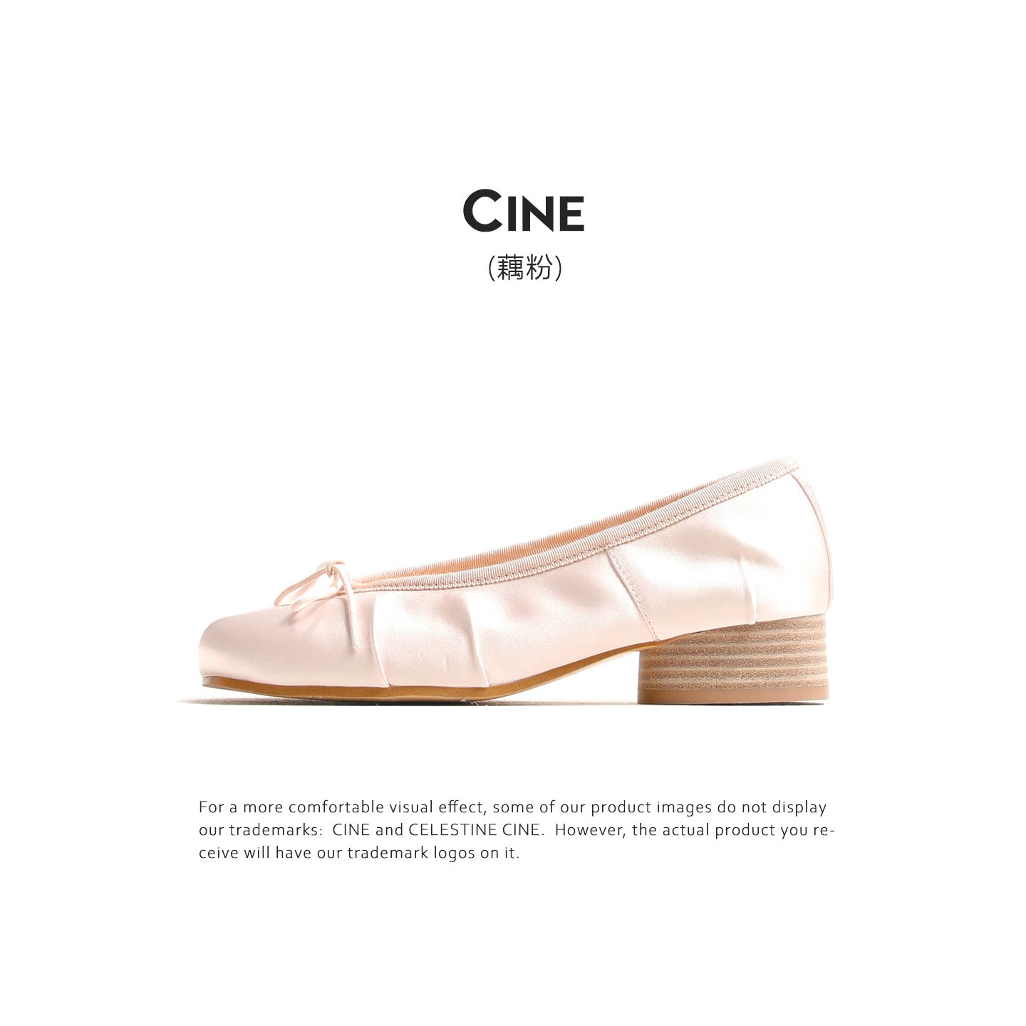 Cebostin Bow-toed Shallow Mouth Single Shoes