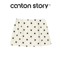 Cantonstory Polka Dot High Waist Slim Skirt Pants