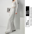 TIANQINGSE High-waisted Slim Straight Casual Wide-leg Sweatpants