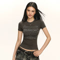 Ariseism Slim Round Neck Versatile Tee