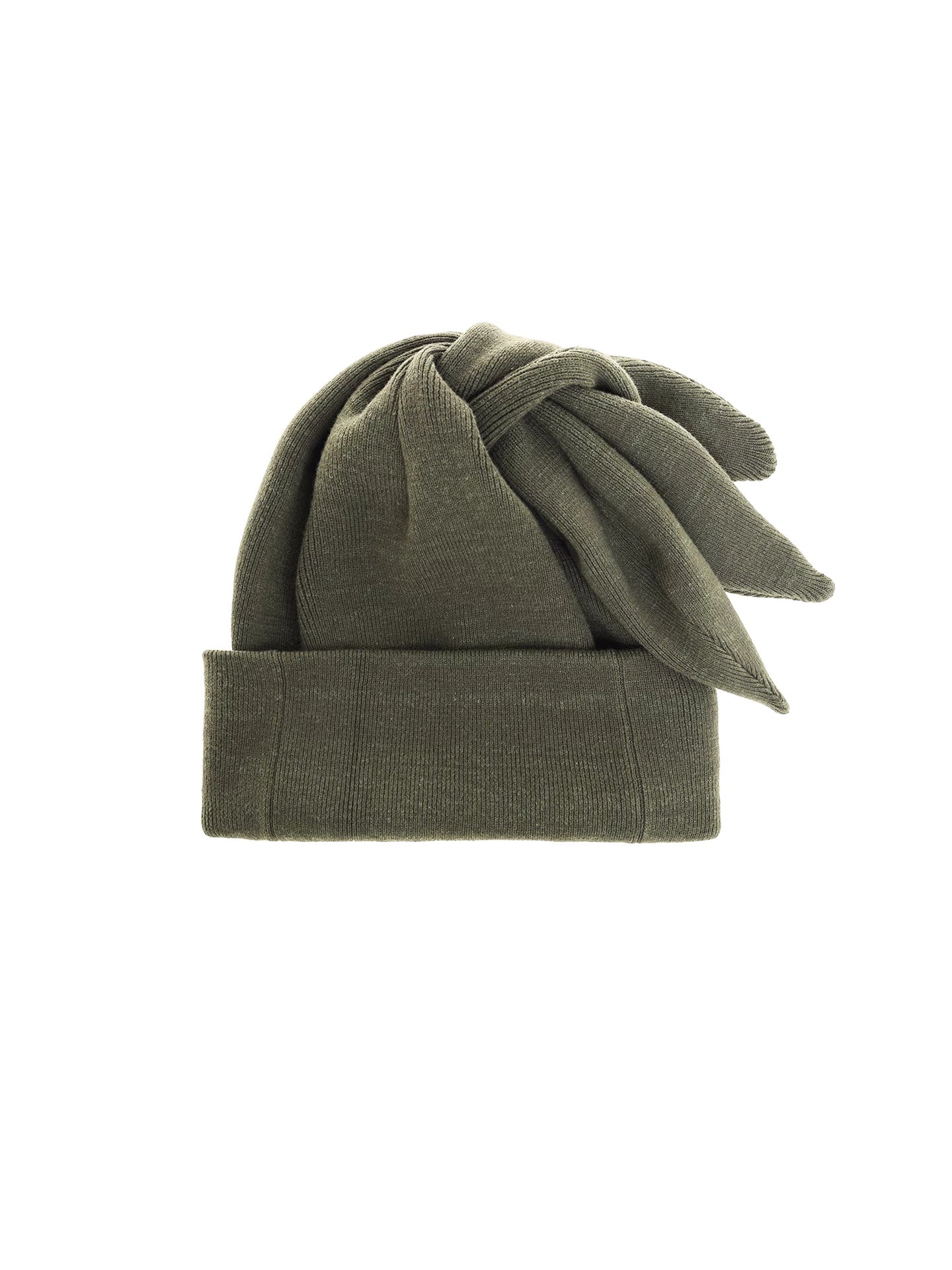 6CRAYON Three-ear Multi-wear Method Solid Color Knitted Wool Hat
