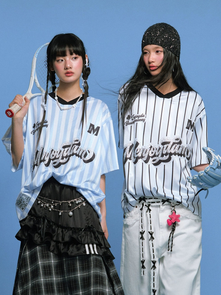 MEDM Diamond Jersey Casual Tee