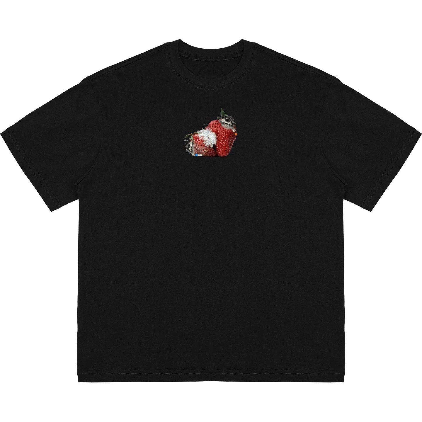 O3PARK Strawberry Print Knitted Tee