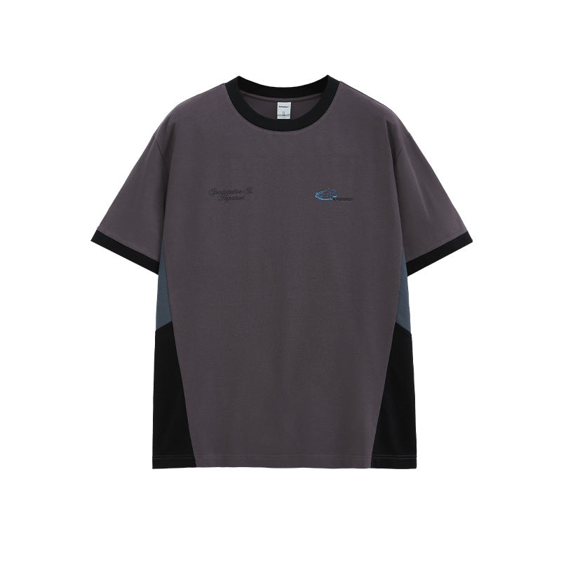 INF Technology Function Five-in-One Technology Fabric Color Matching Short Sleeve Tee