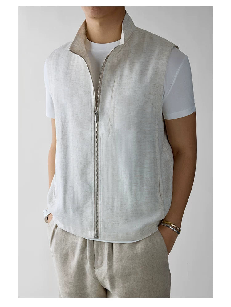 SEE ALSO Vest with Zip-up Collar