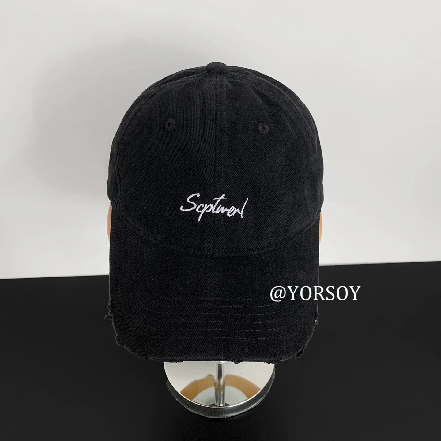 YORSOY Retro Old Ripped Baseball Cap