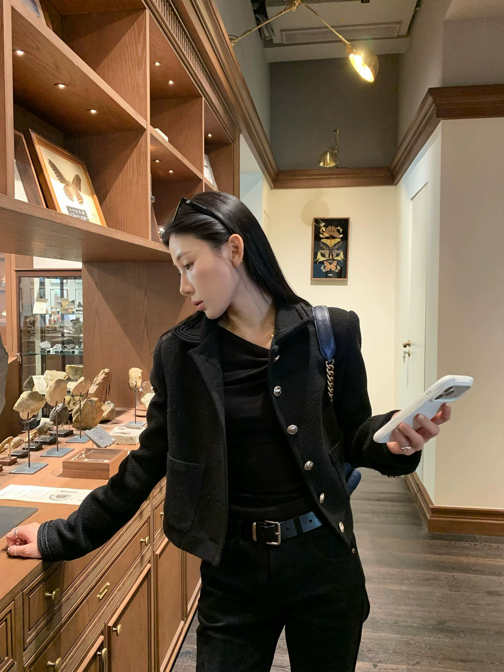 YOUNG KYLIN Korean High-end Thickened Short Jacket