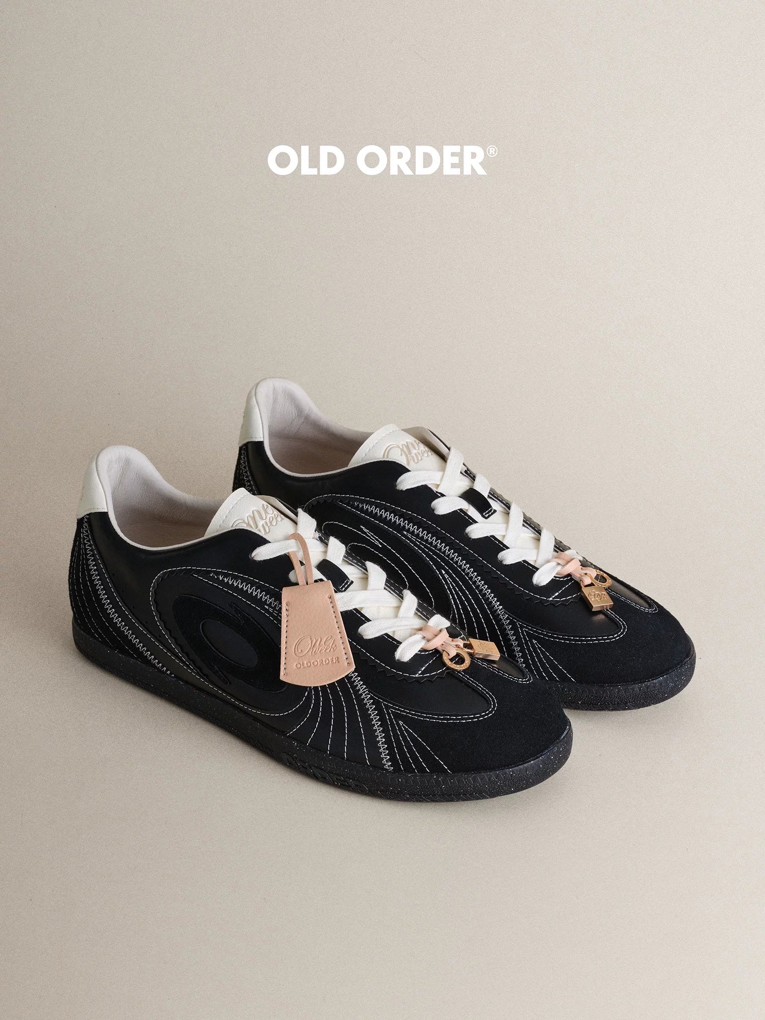 OLD ORDER Leather Retro Training Sneaker