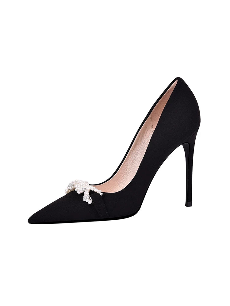 Lily Wei Temperament Versatile High Heels