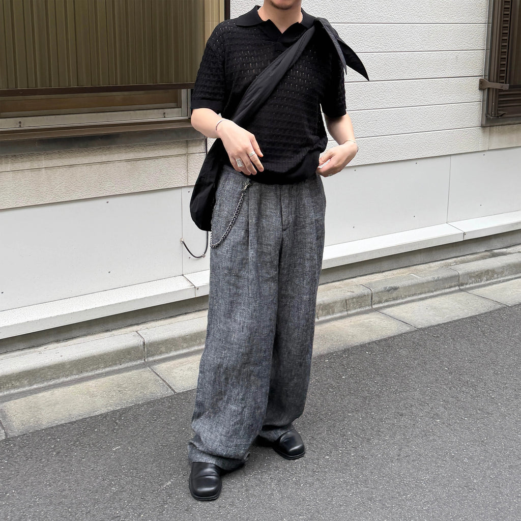 Anniehall Breathable Cool Lapel Woven Tee