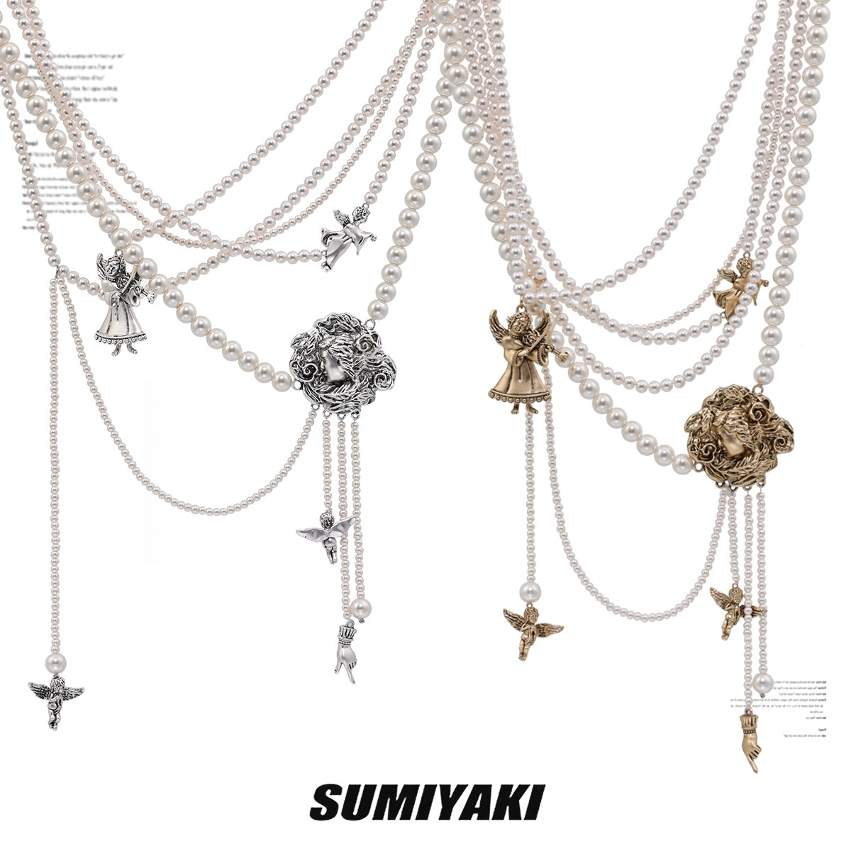 SUMIYAKI Pearl Niche Versatile Necklace
