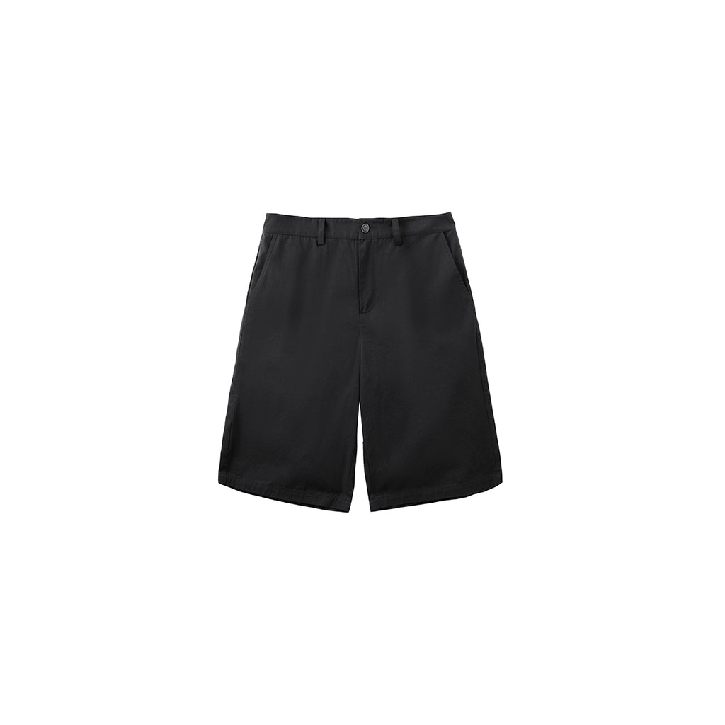 PLUS NO LOGO Tencel Diagonal Bag Cropped Pants Straight-leg Pants