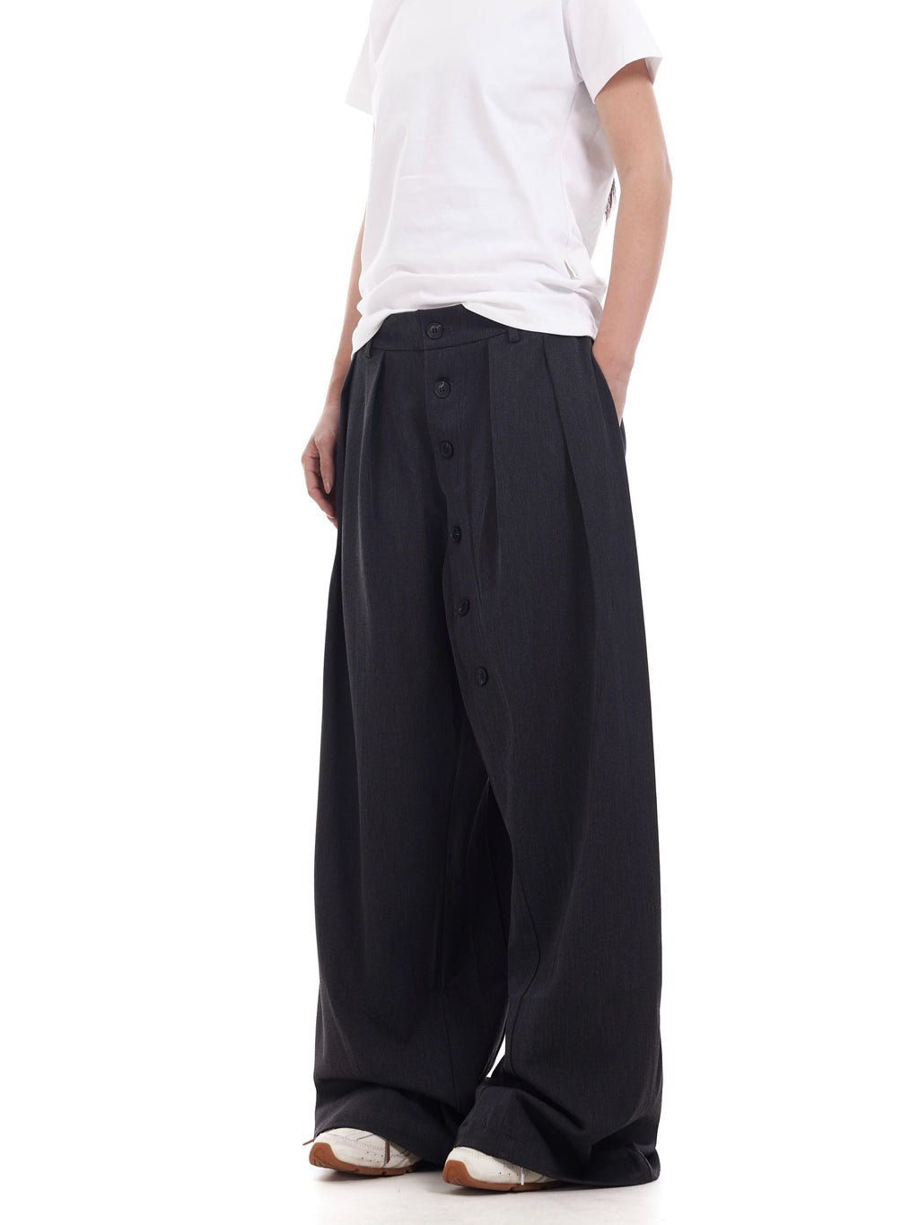 BTSG ring-breasted deconstructed high-end loose Pants