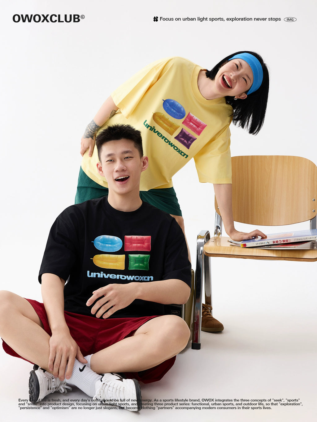 OWOX Versatile Casual Printing Loose Tee