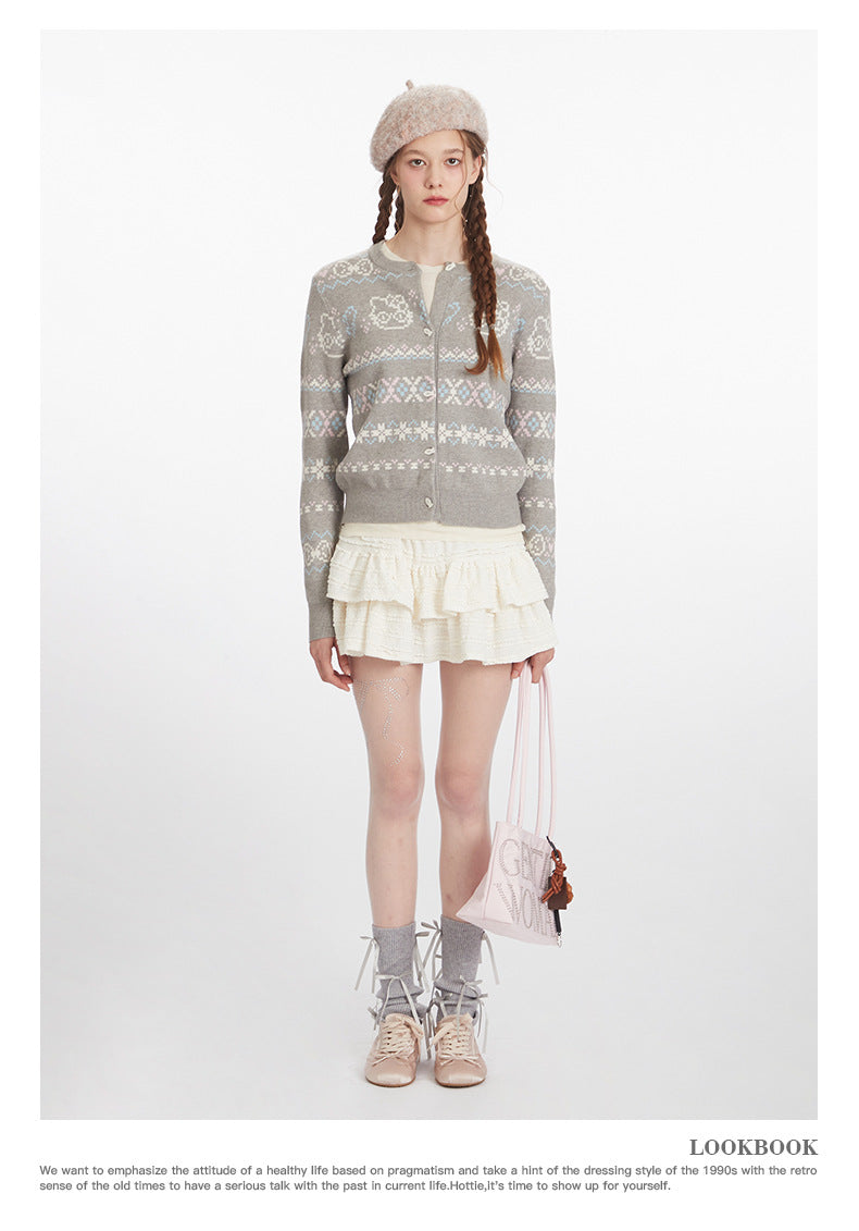 Nariele Short Front Shoulder Sweater