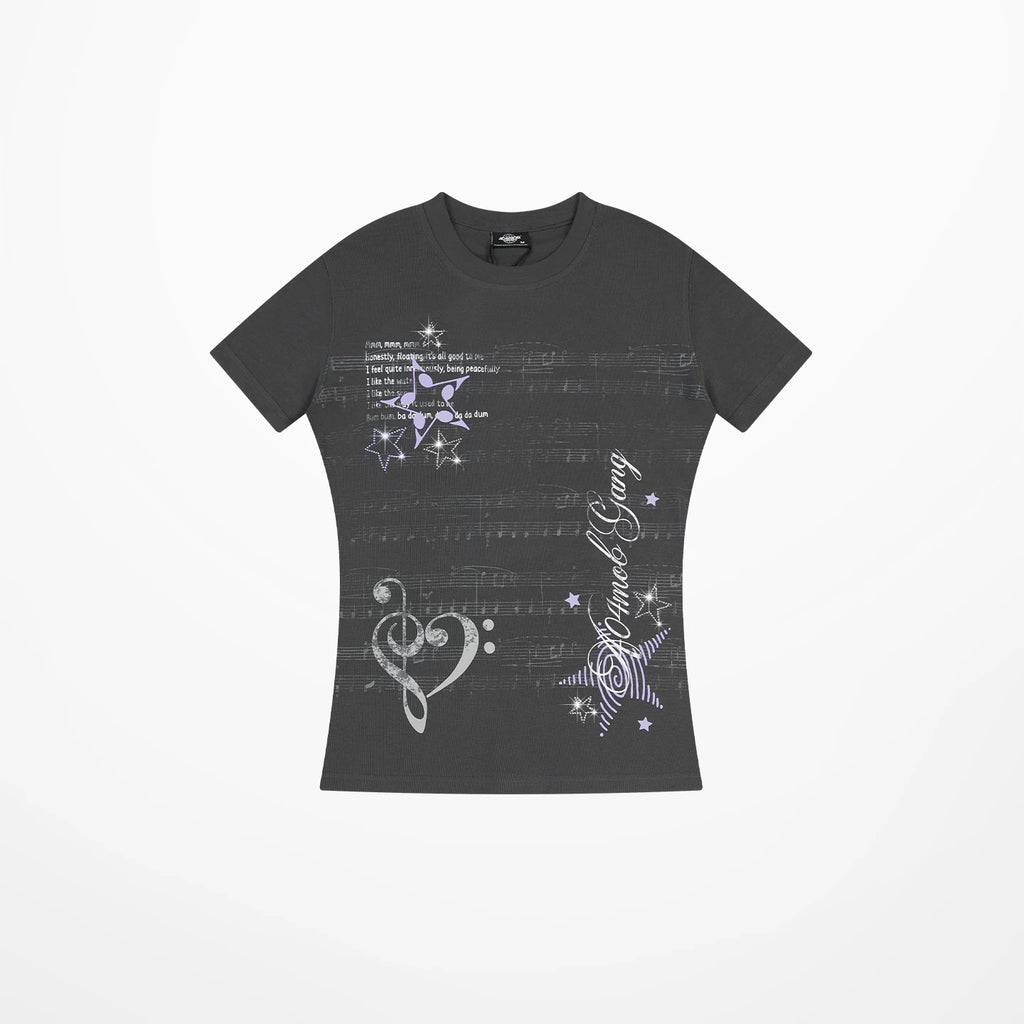 404MOB Retro Front Shoulder Slim Tee