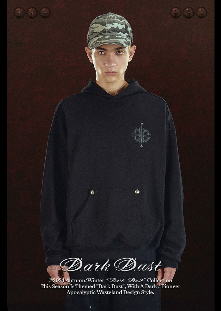 DICETINY Loose Heavy Hooded Sweater