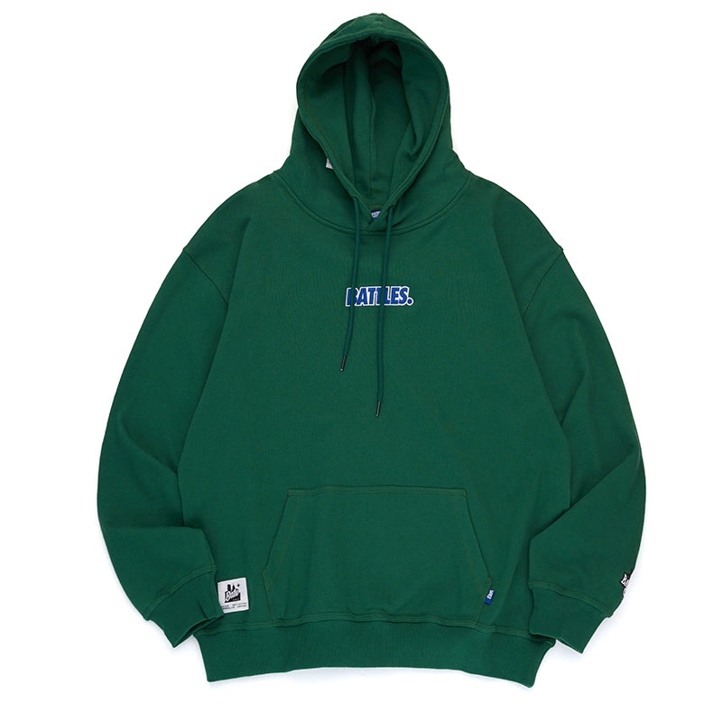Battles Embroidered Cotton Terry Hooded Sweater