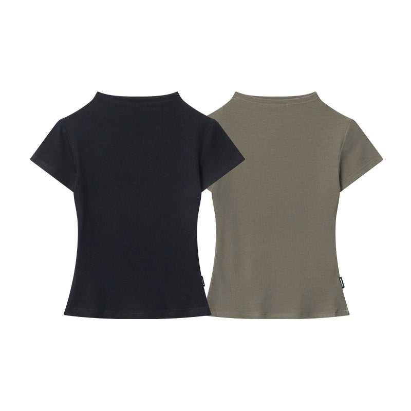 AIRHOOD Front Shoulder Slim Tee