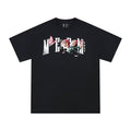 MEDM Origami Slice Rose Butterfly Embroidery Tee