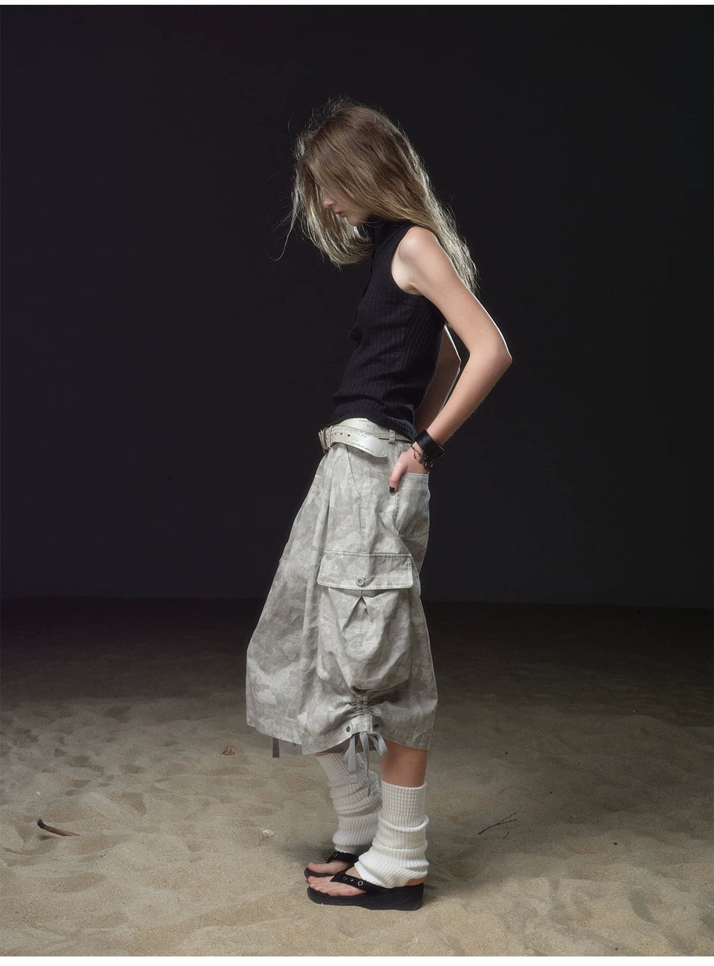 WearAndtear Turtleneck Knitted Sleeveless Vest