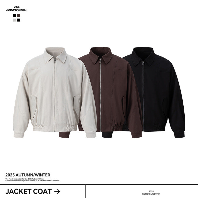 UNF Stand-up Collar Jacket Versatile Loose Coat