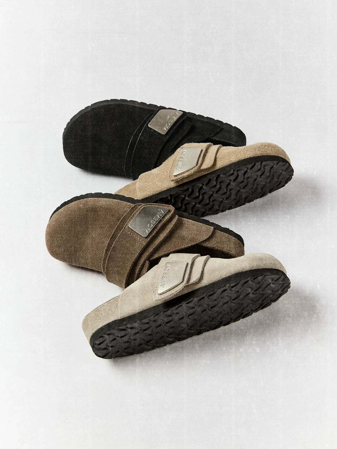 AMBSOM Leather Lazy Birkenstocks CLOGS