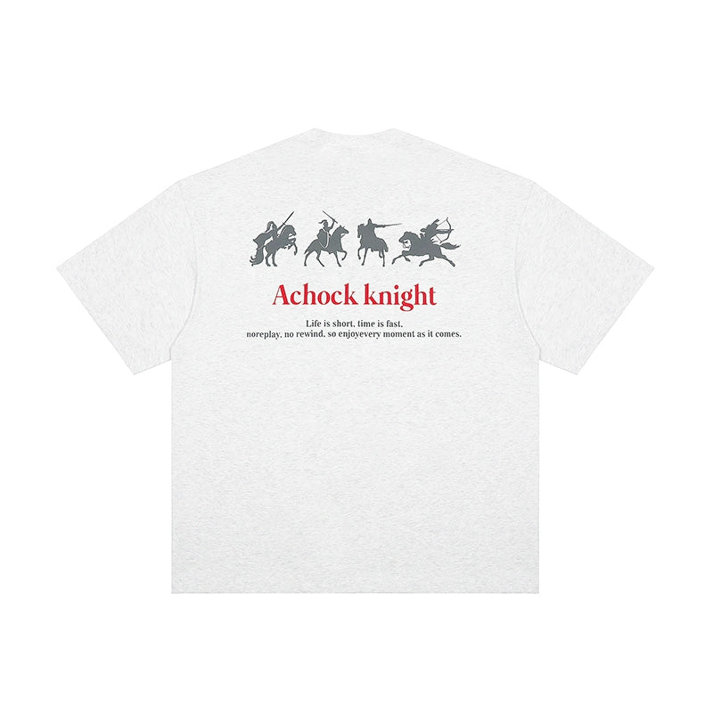 Achock Knight Print Casual Tee