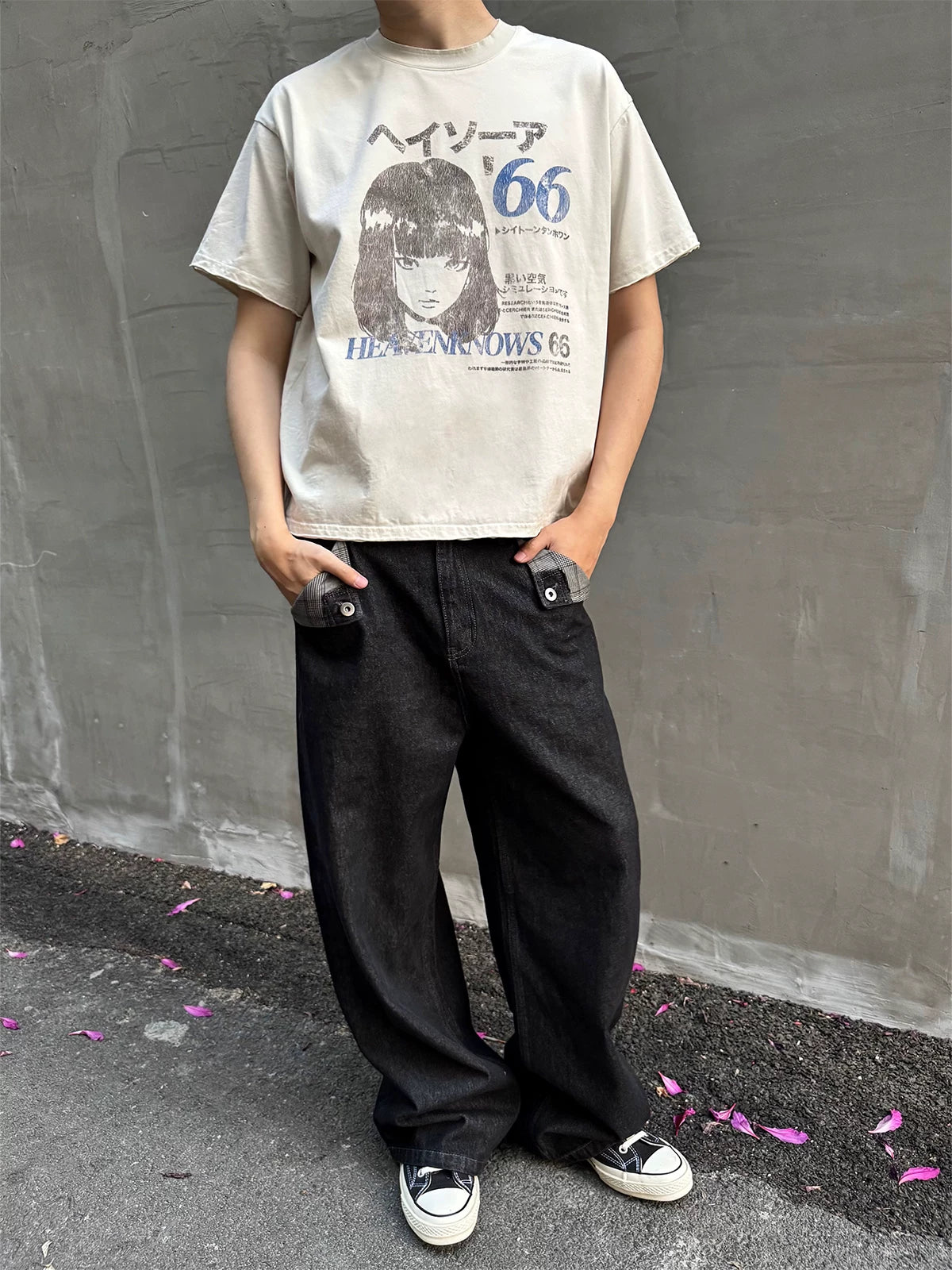 Erole Old Broken Edge Digital Printing Long Sleeve