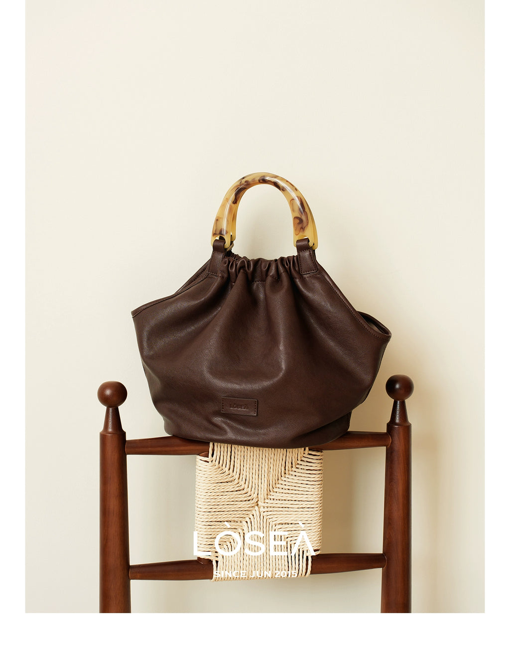 LOSEA Simple Oriental Aesthetic Vegetable Basket Tote Bag