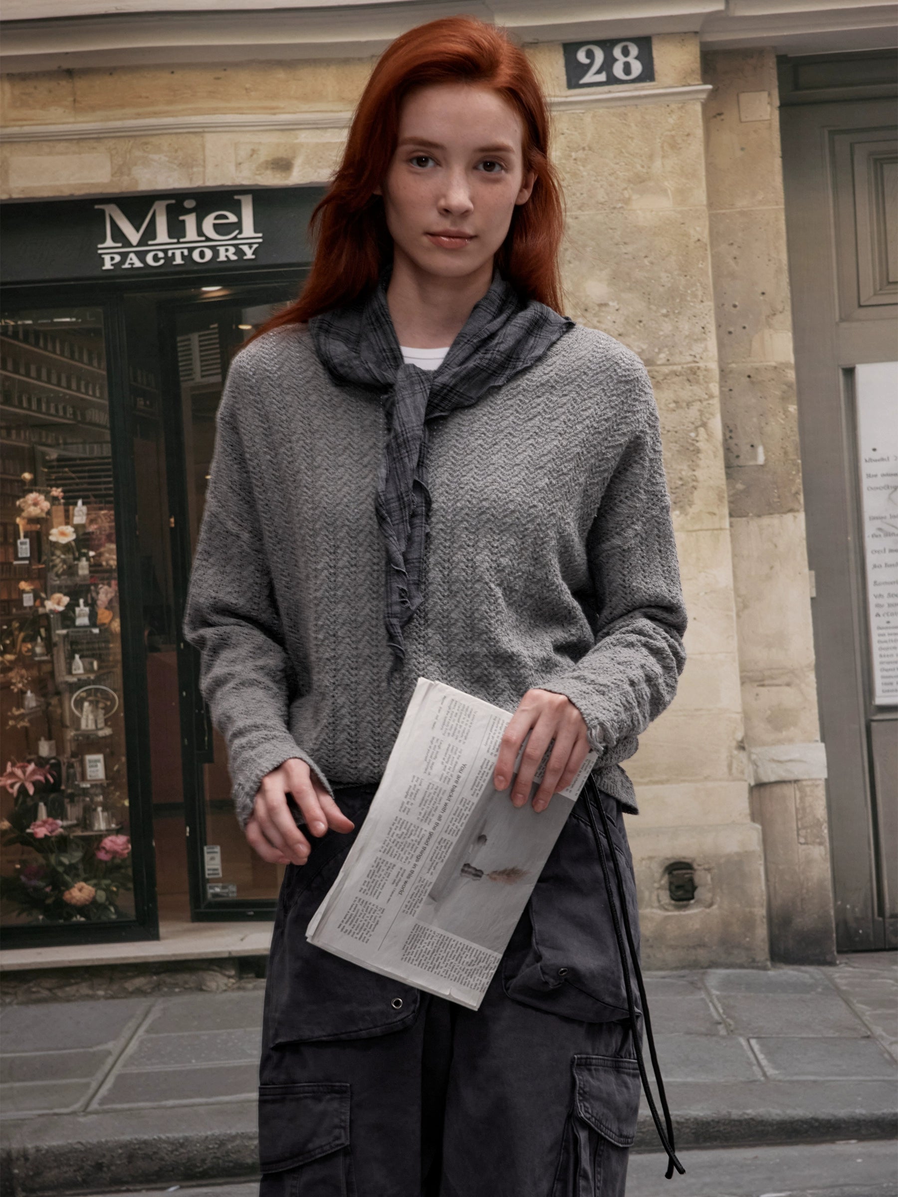 MADWITCH Hollow-out Knitted Sweater