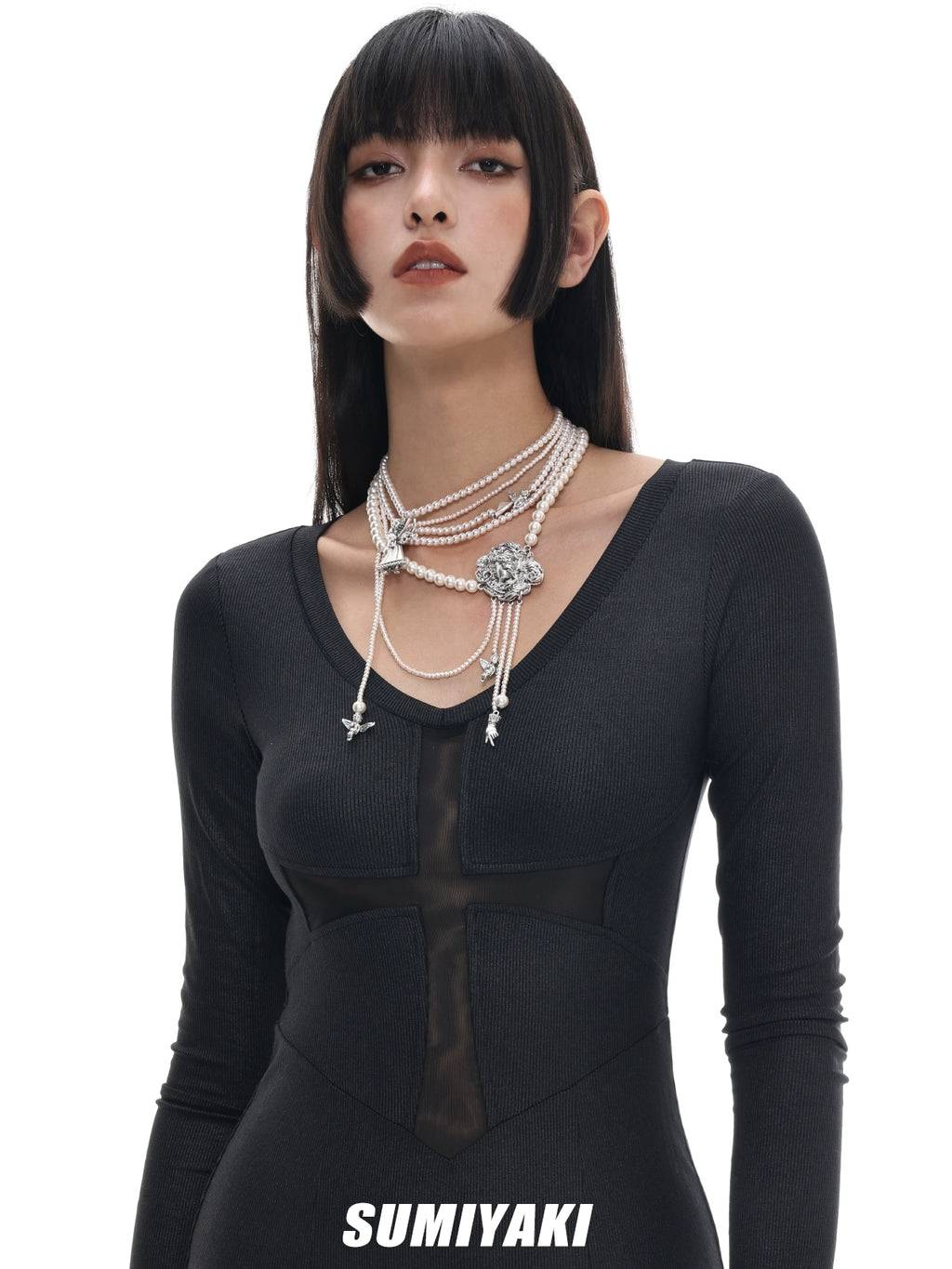 SUMIYAKI Pearl Niche Versatile Necklace