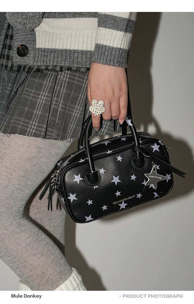 Mule Donkey Polka Dot Handbag Shoulder Bag