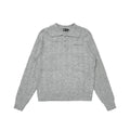 CHANYOOU Vintage Henry Neck Hollow-out Knitted Sweater