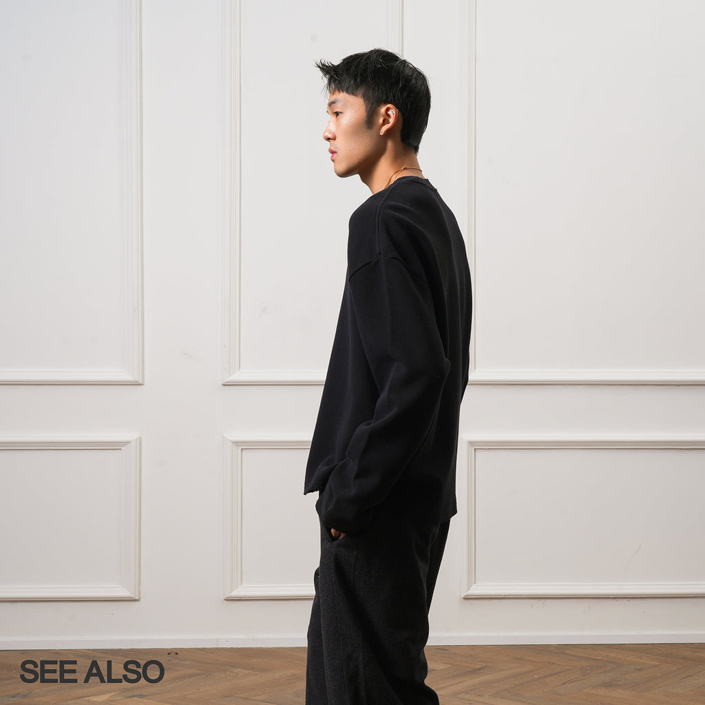 SEE ALSO Waffle Old Money Minimalist Relaxation Warm Versatile Long Sleeve