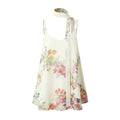 LOUMUTAKU Flower Waterprint Lazy Suspender Dress