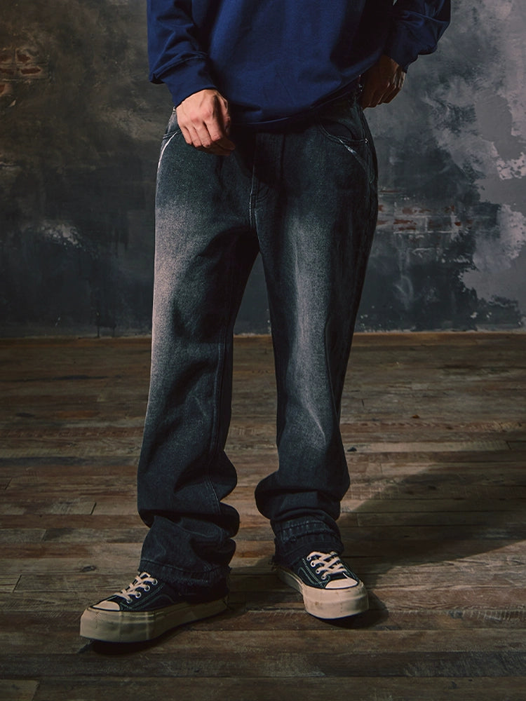 Remedy Trendy Retro Loose Straight Jeans