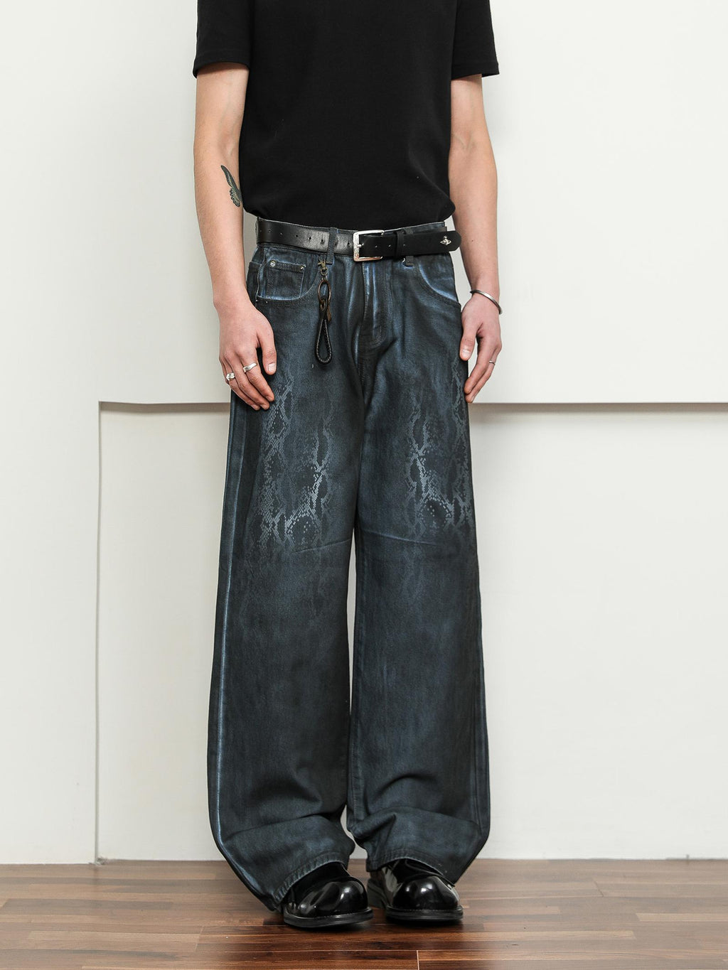 FLYOFF Year of the Snake Limited Python Jeans