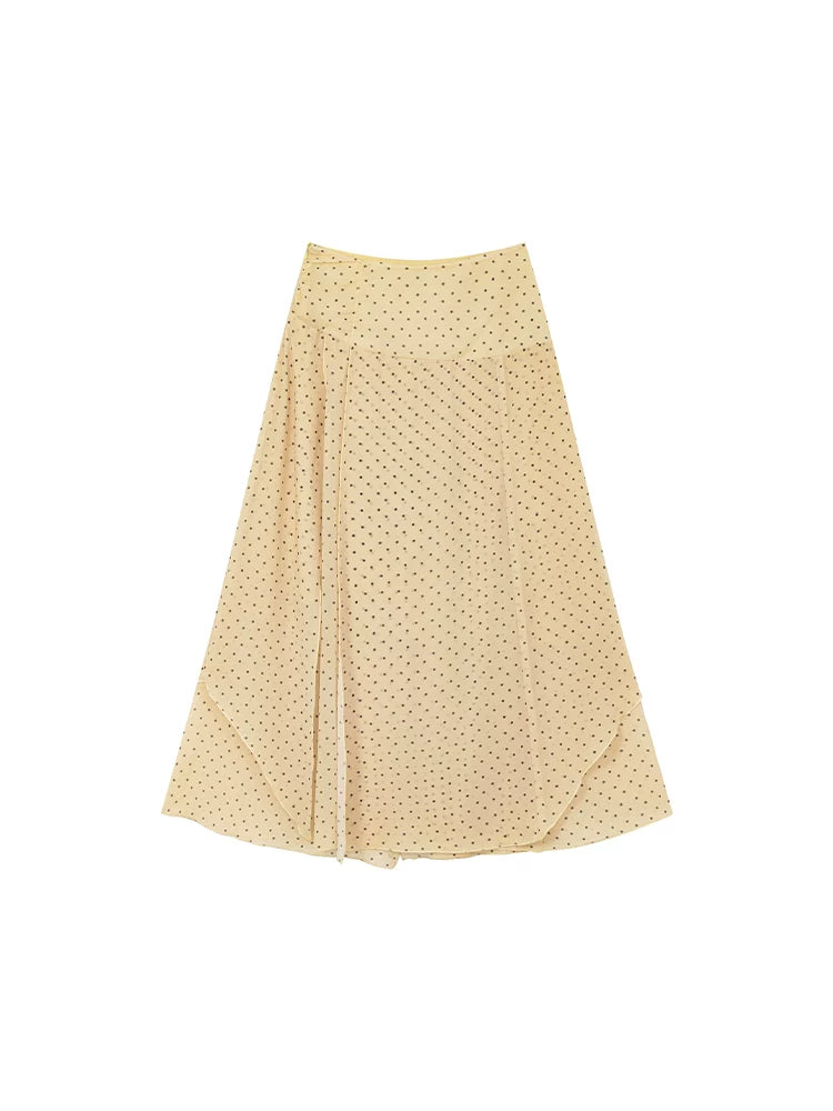 KANO Temperament Slim Floral Skirt