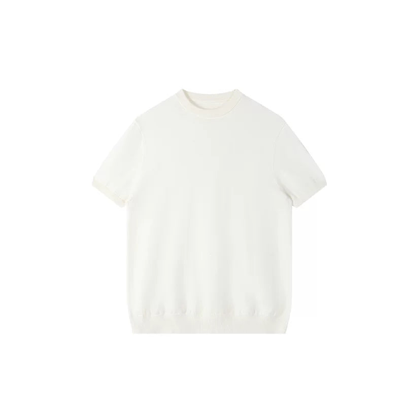 GOODLIVEABLE Front Shoulder Casual Comfortable Tee