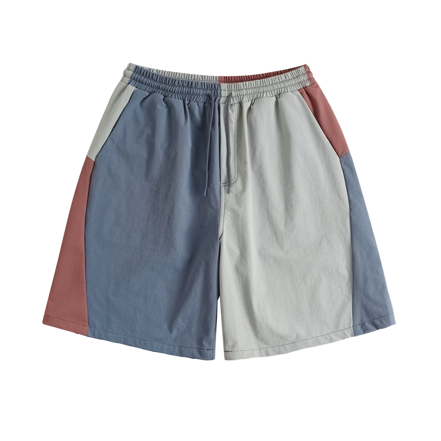 LR MADE Irregular Contrasting Sports Shorts