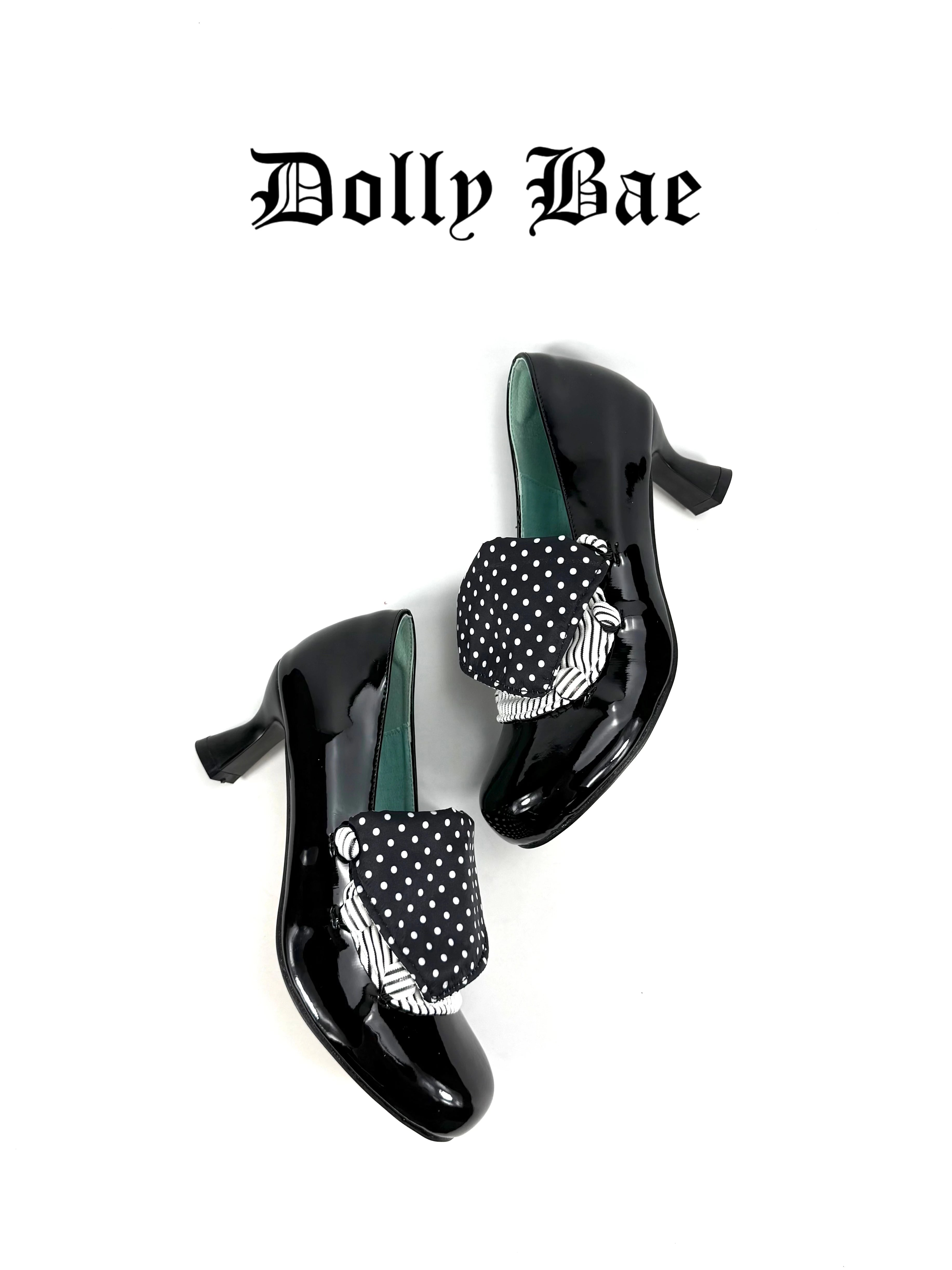 Dollybae Vintage Polka Dot High Heel Shoes