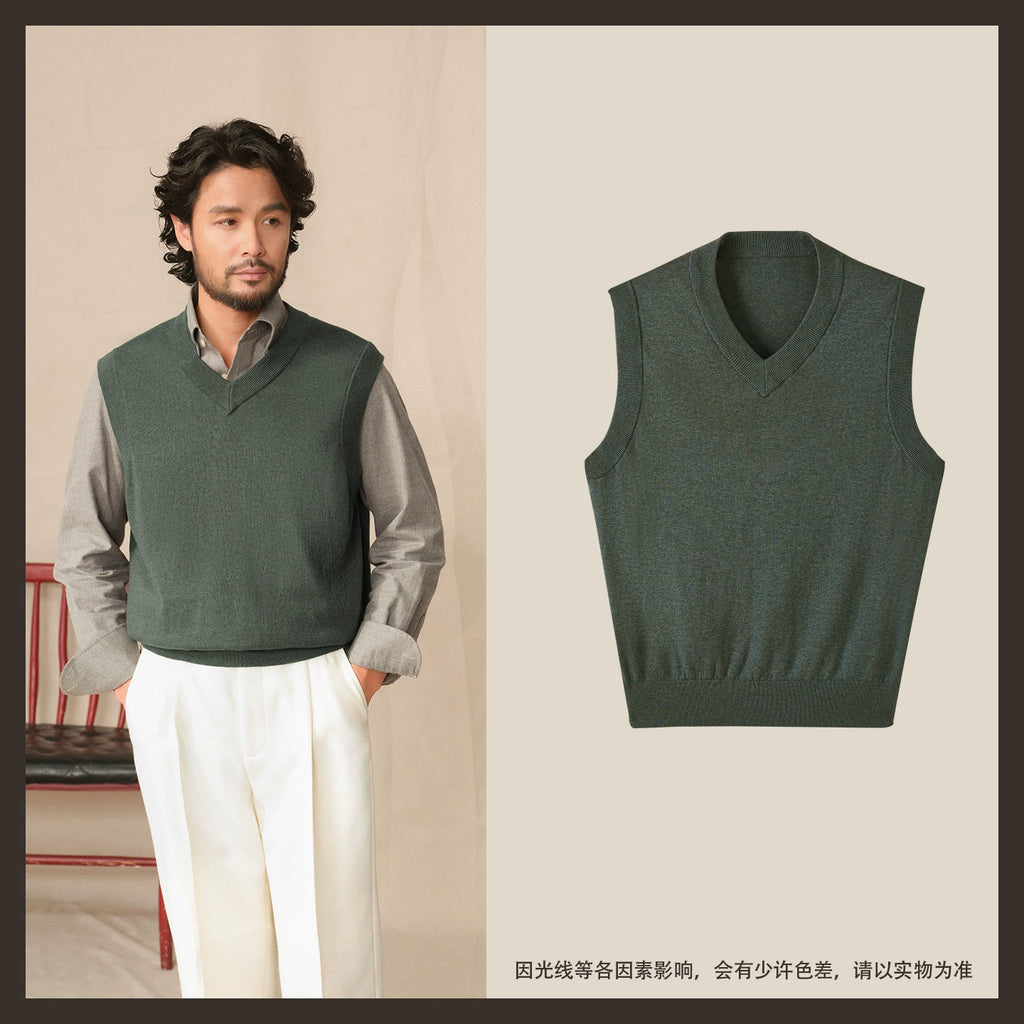 CULTUM Versatile V-neck Knitted Vest