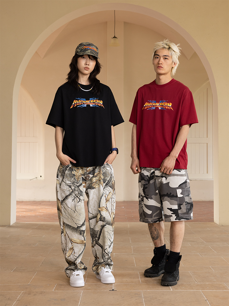 AVENUESON Street Fighter Style Theme Font Tee