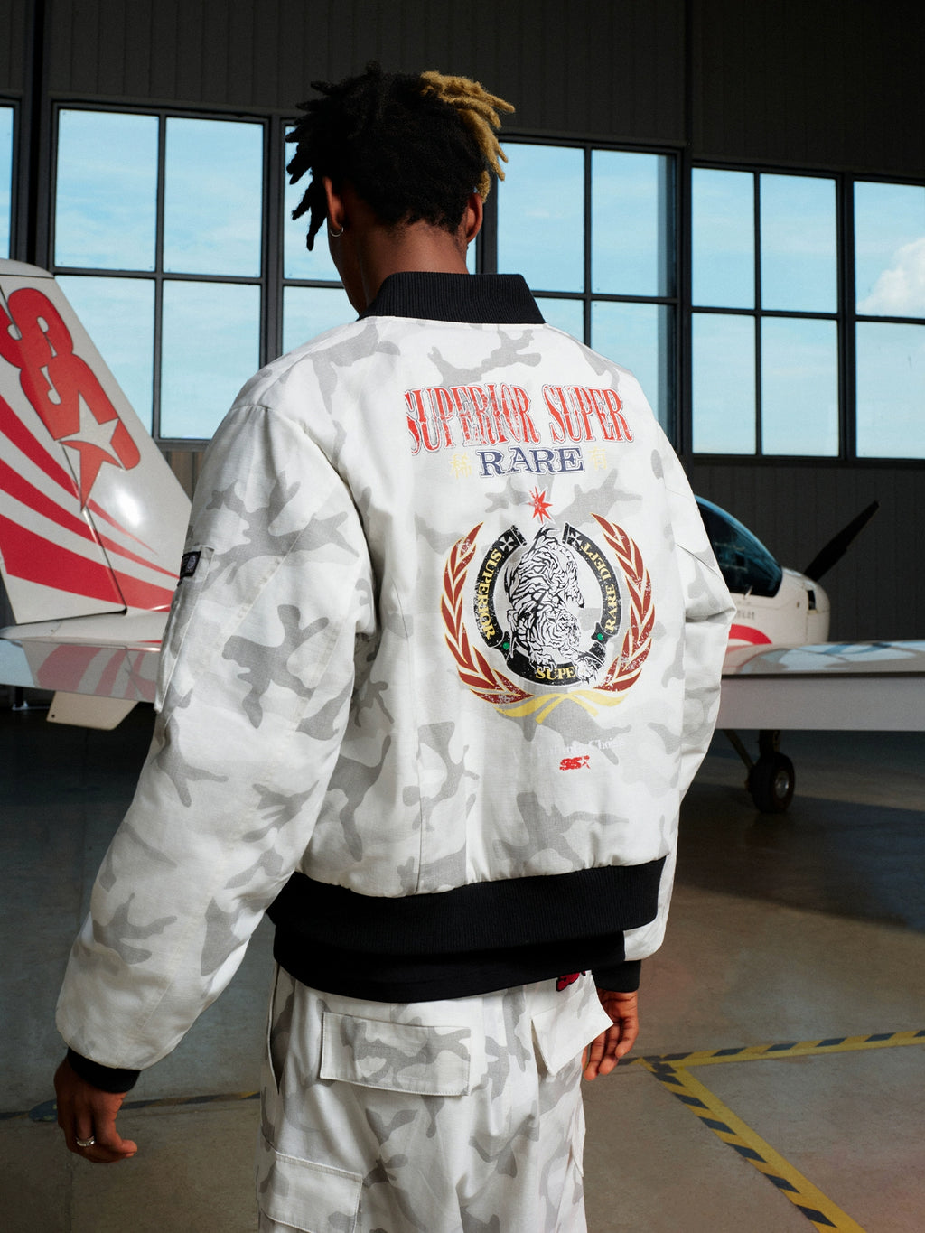 SSR "Shanjun" Embroidered Cotton-padded Camouflage Jacket